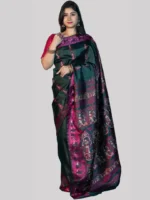 bottle-green-baluchari-saree-image