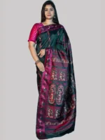 bottle-green-baluchari-saree-image-five