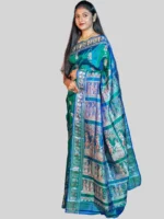 peacock-green-baluchari-saree-image