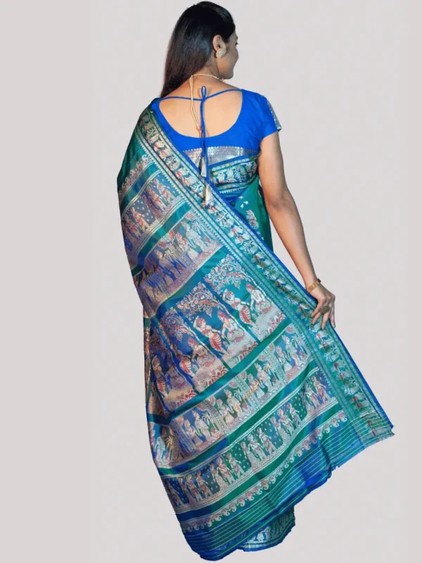 peacock-green-baluchari-saree-image-two