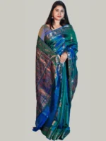 peacock-green-swarnachari-saree-image-five