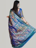 peacock-green-swarnachari-saree-image-three