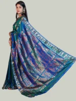 peacock-green-swarnachari-saree-image-two